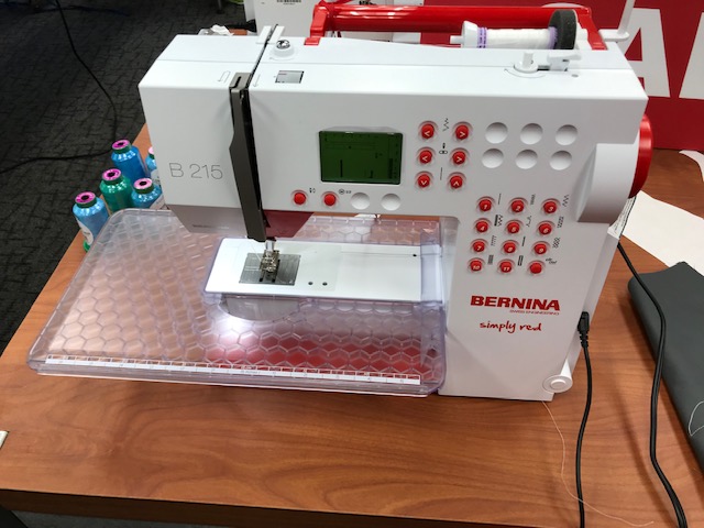 Timeflies Quilt and Sew Bernina 215 Simply Red Sewing Machine