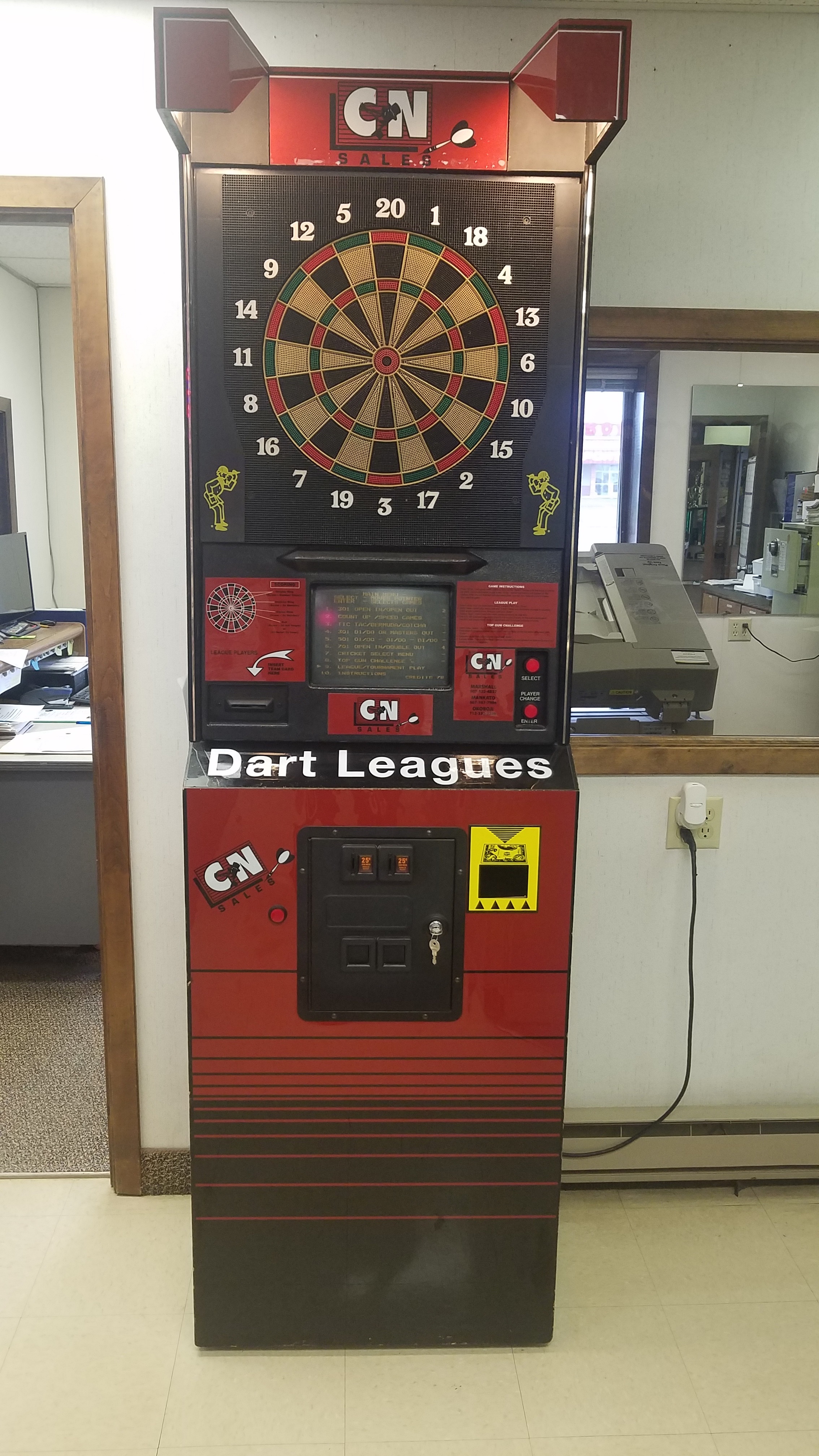 C & N Sales Refurbished Arachnid Galaxy 1 Top Gun Dartboard (699 Value)