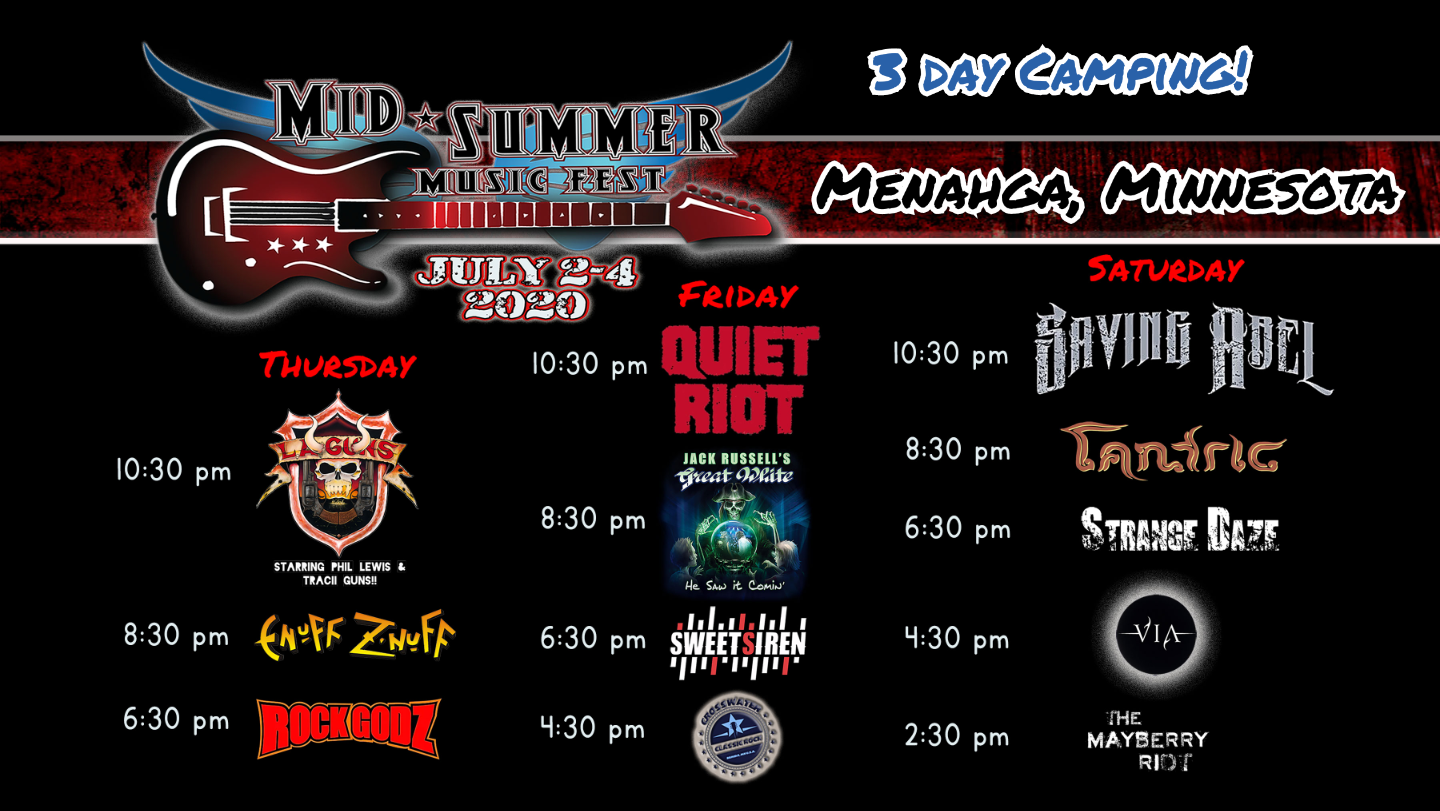 Mid Summer Music Fest 3 day general admission (concert only)