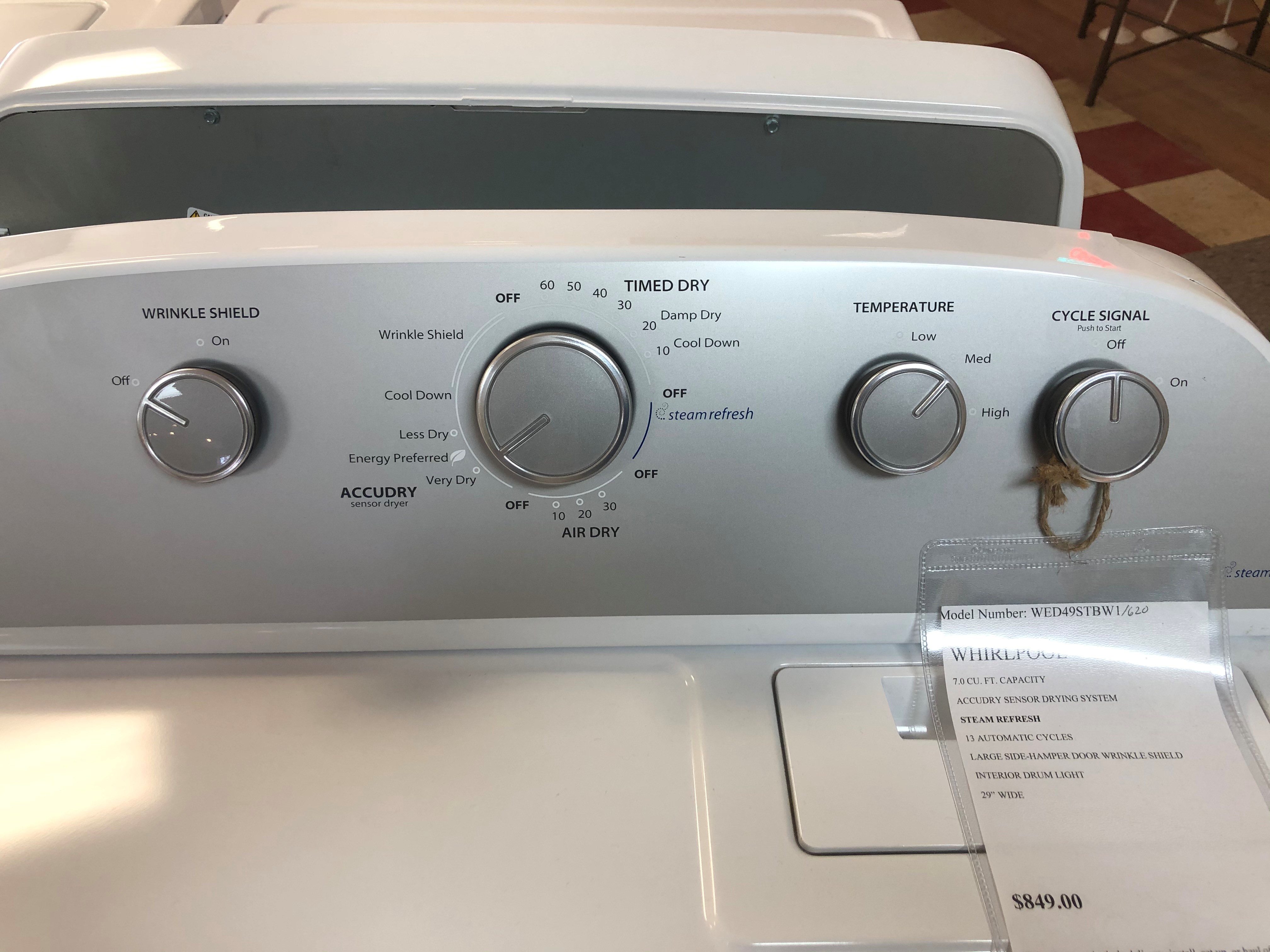 The Appliance Store and More Whirlpool Washer and Dryer pair WTW5000DW