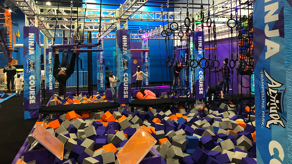 Altitude Trampoline Park Short Hops 60 Minutes Card