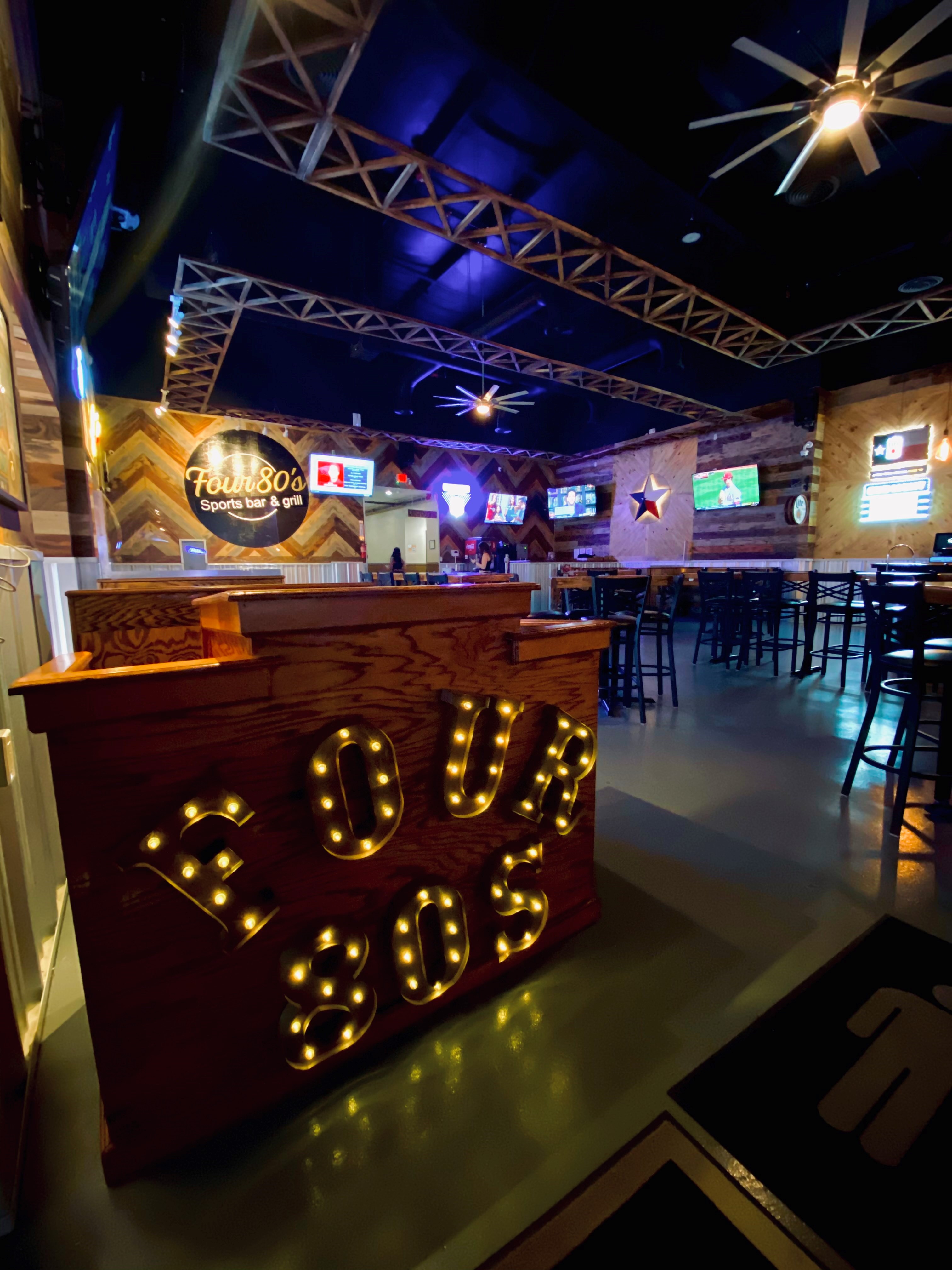 Four 80's Sports Bar & Grill 20 Certificate