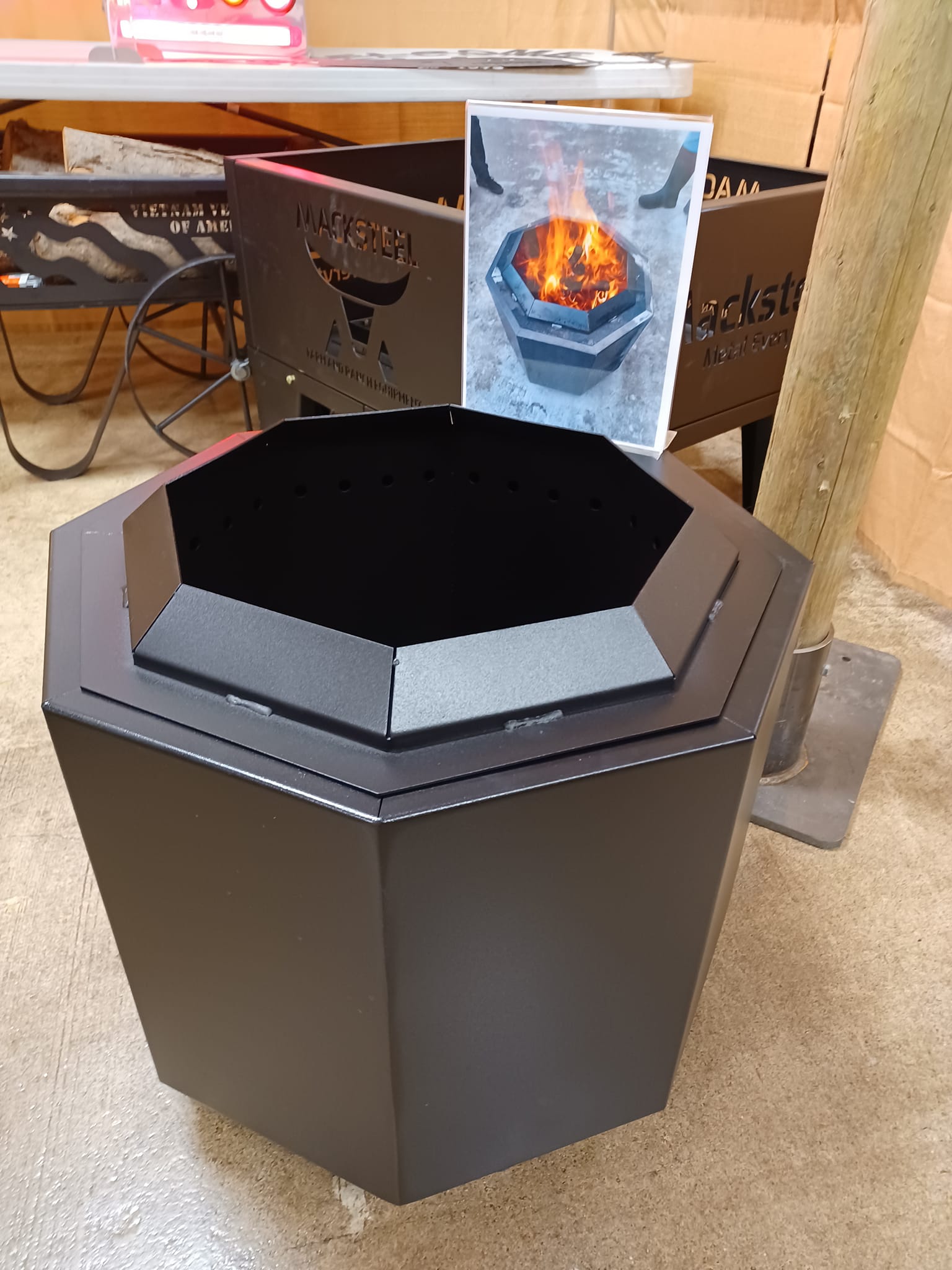 Macksteel Warehouse Smokeless Fire Pit