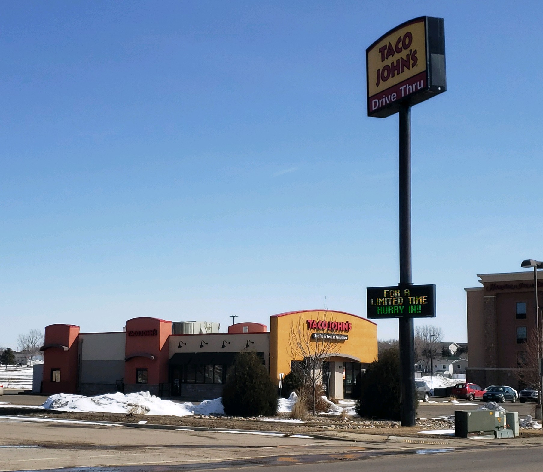 Taco John's Minot, Williston, Watford City, & Dickinson Gift Certificate valid at Minot